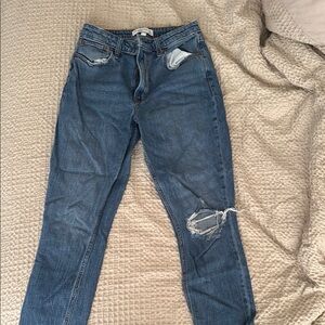 Abercrombie Distressed Blue Jeans